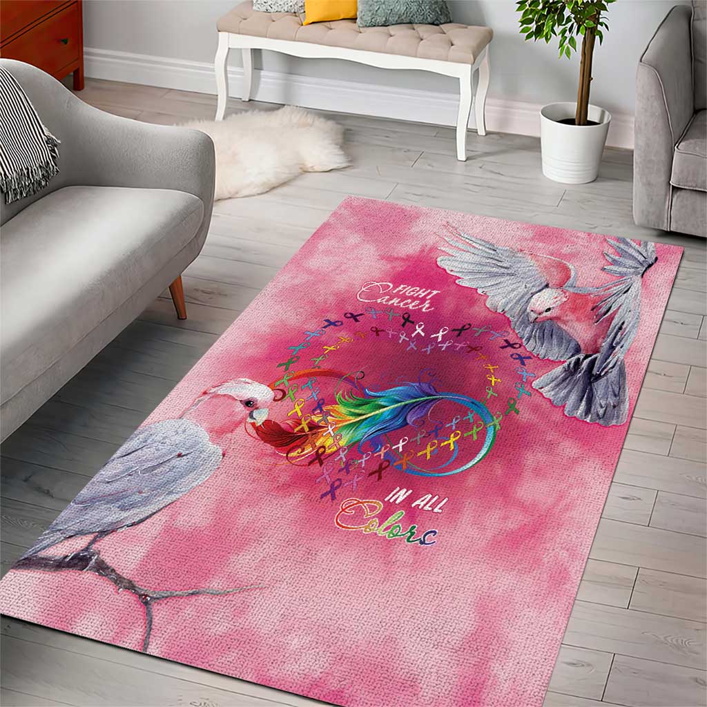 Australia Fight Cancer In All Colors Area Rug Galah Pink Tie Dye - Vibe Hoodie