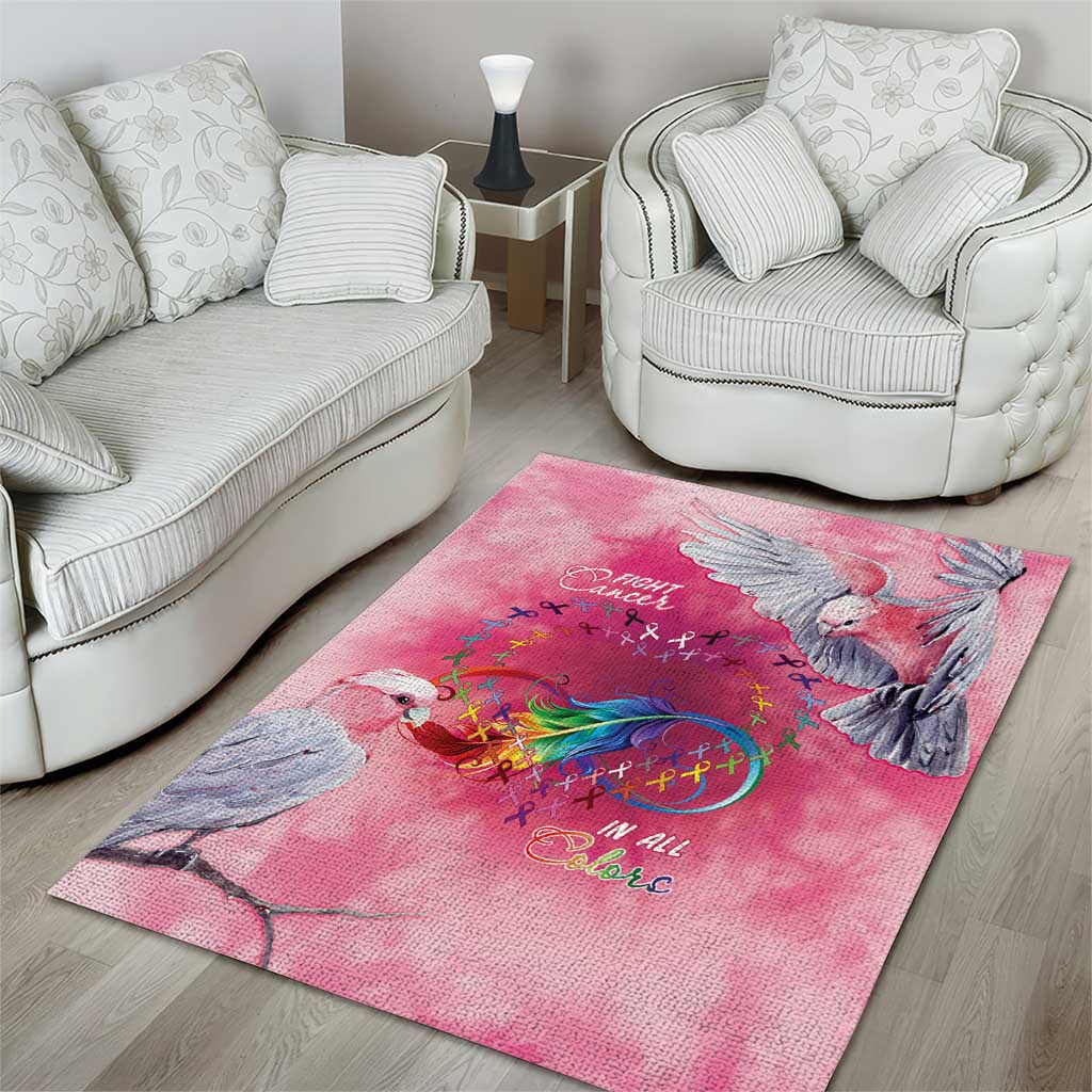 Australia Fight Cancer In All Colors Area Rug Galah Pink Tie Dye - Vibe Hoodie