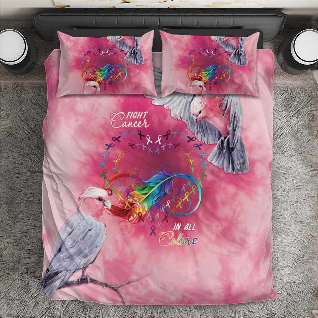 Australia Fight Cancer In All Colors Bedding Set Galah Pink Tie Dye - Vibe Hoodie