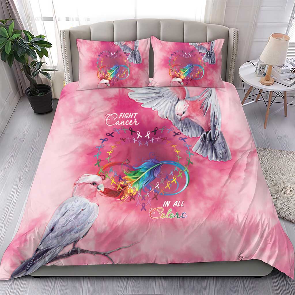 Australia Fight Cancer In All Colors Bedding Set Galah Pink Tie Dye - Vibe Hoodie