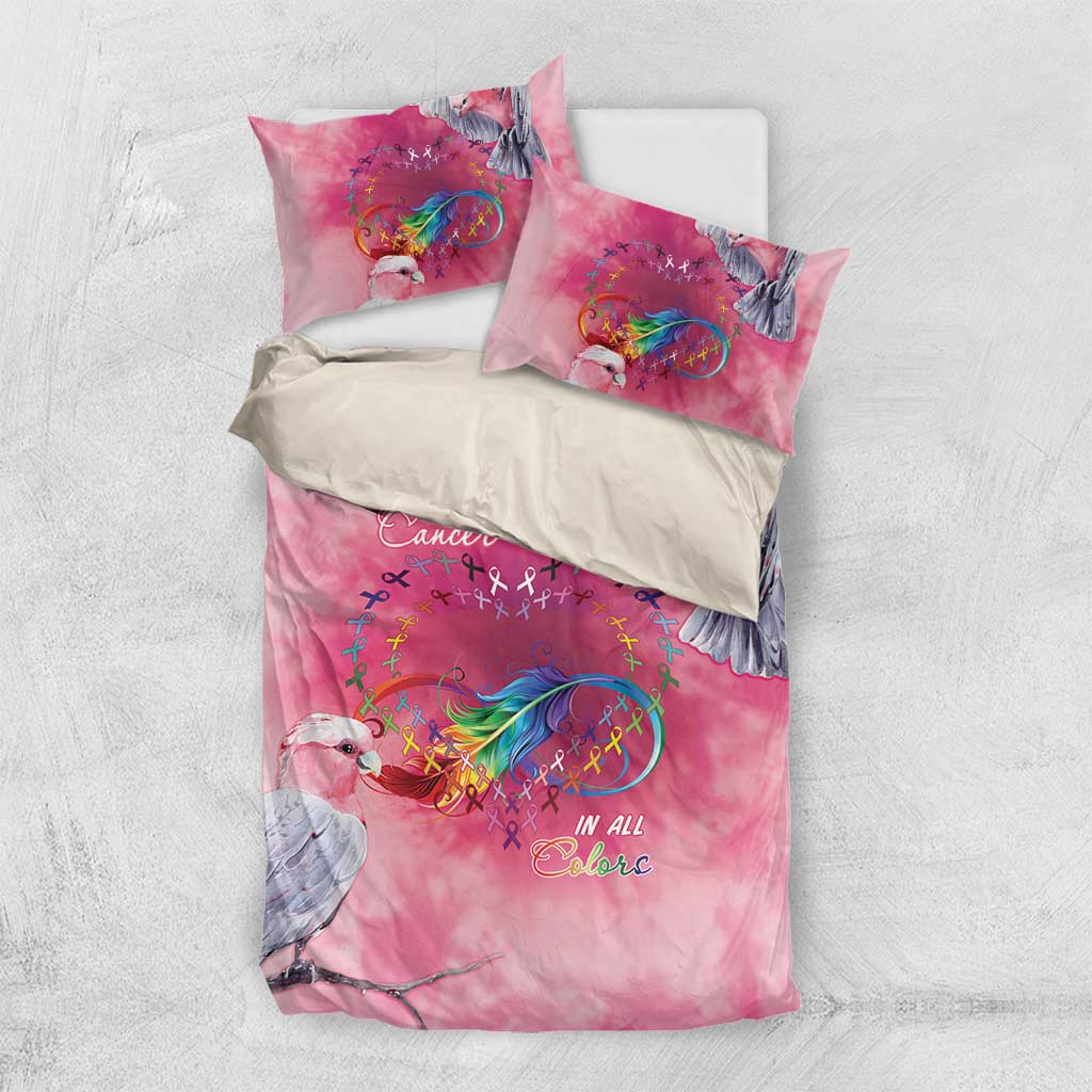 Australia Fight Cancer In All Colors Bedding Set Galah Pink Tie Dye - Vibe Hoodie