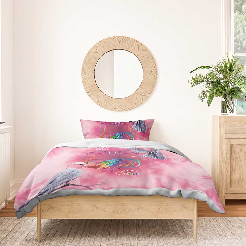 Australia Fight Cancer In All Colors Bedding Set Galah Pink Tie Dye - Vibe Hoodie