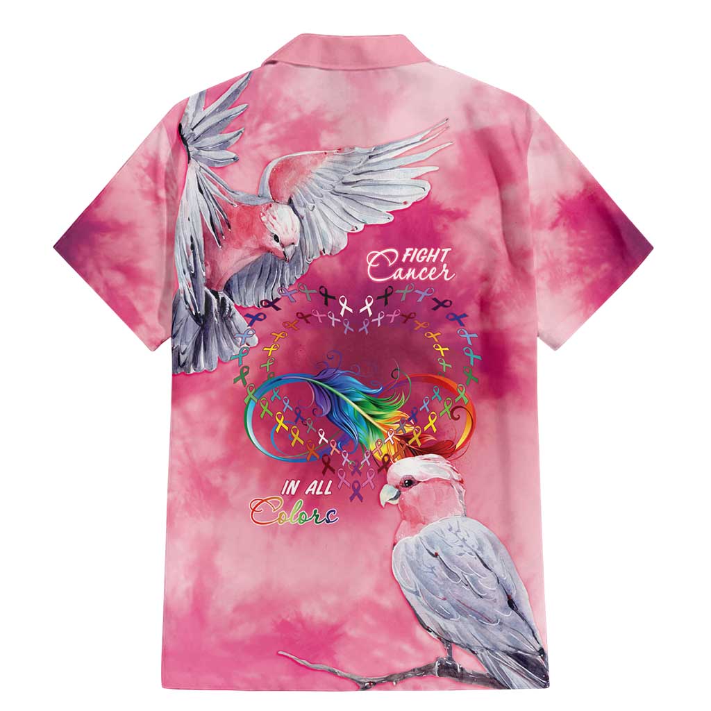 Australia Fight Cancer In All Colors Family Matching Mermaid Dress and Hawaiian Shirt Galah Pink Tie Dye - Vibe Hoodie