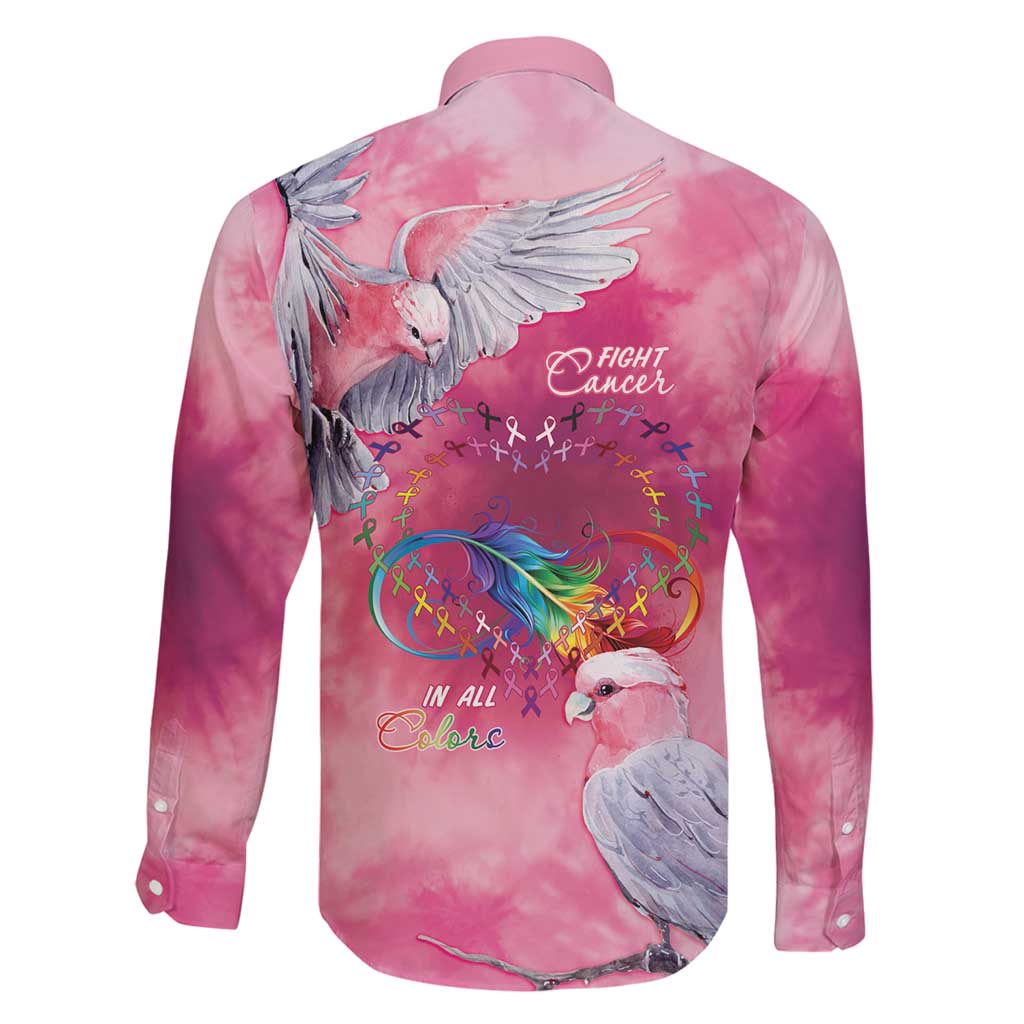 Australia Fight Cancer In All Colors Family Matching Puletasi and Hawaiian Shirt Galah Pink Tie Dye - Vibe Hoodie
