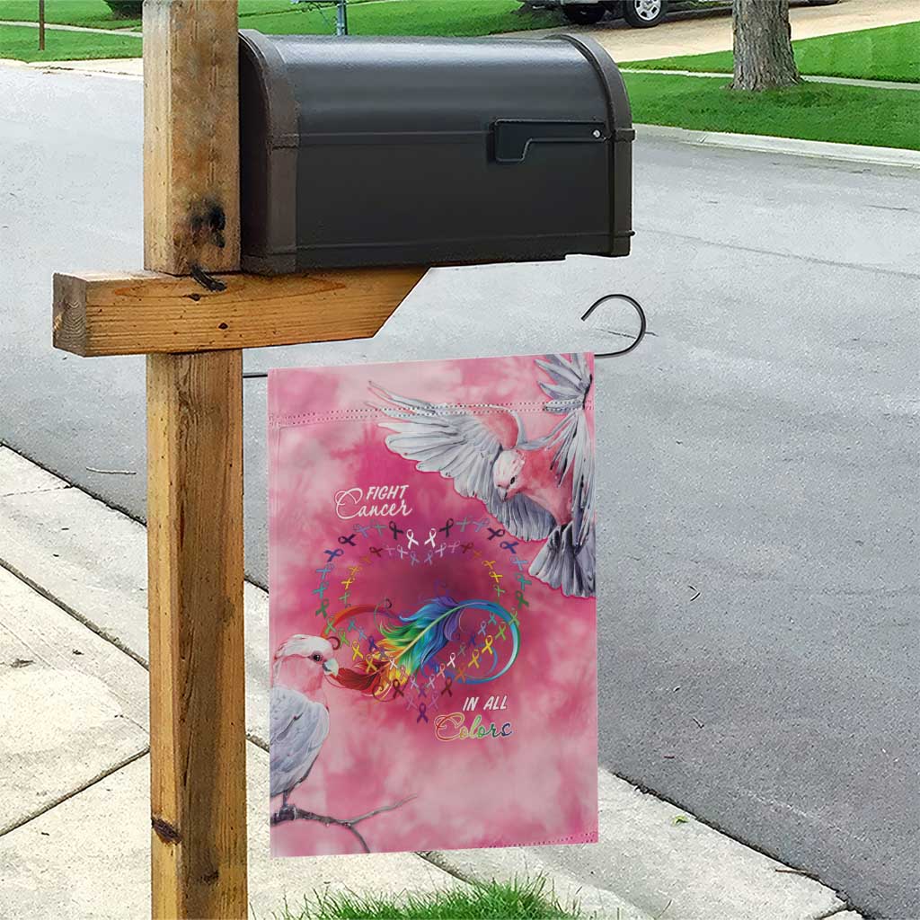 Australia Fight Cancer In All Colors Garden Flag Galah Pink Tie Dye - Vibe Hoodie