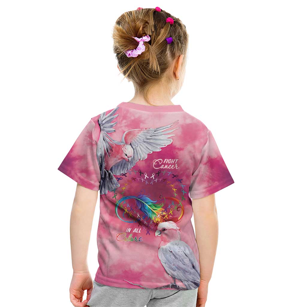 Australia Fight Cancer In All Colors Kid T Shirt Galah Pink Tie Dye - Vibe Hoodie