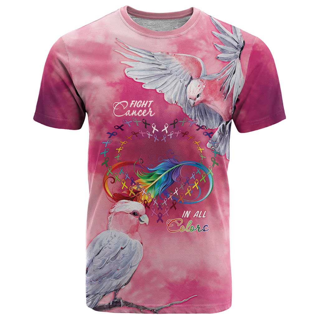 Australia Fight Cancer In All Colors T Shirt Galah Pink Tie Dye - Vibe Hoodie