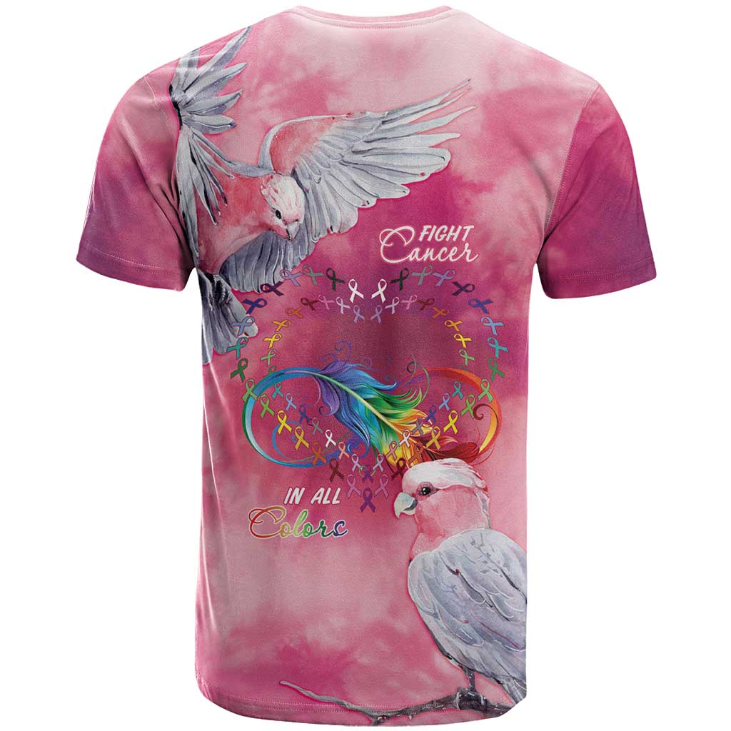 Australia Fight Cancer In All Colors T Shirt Galah Pink Tie Dye - Vibe Hoodie