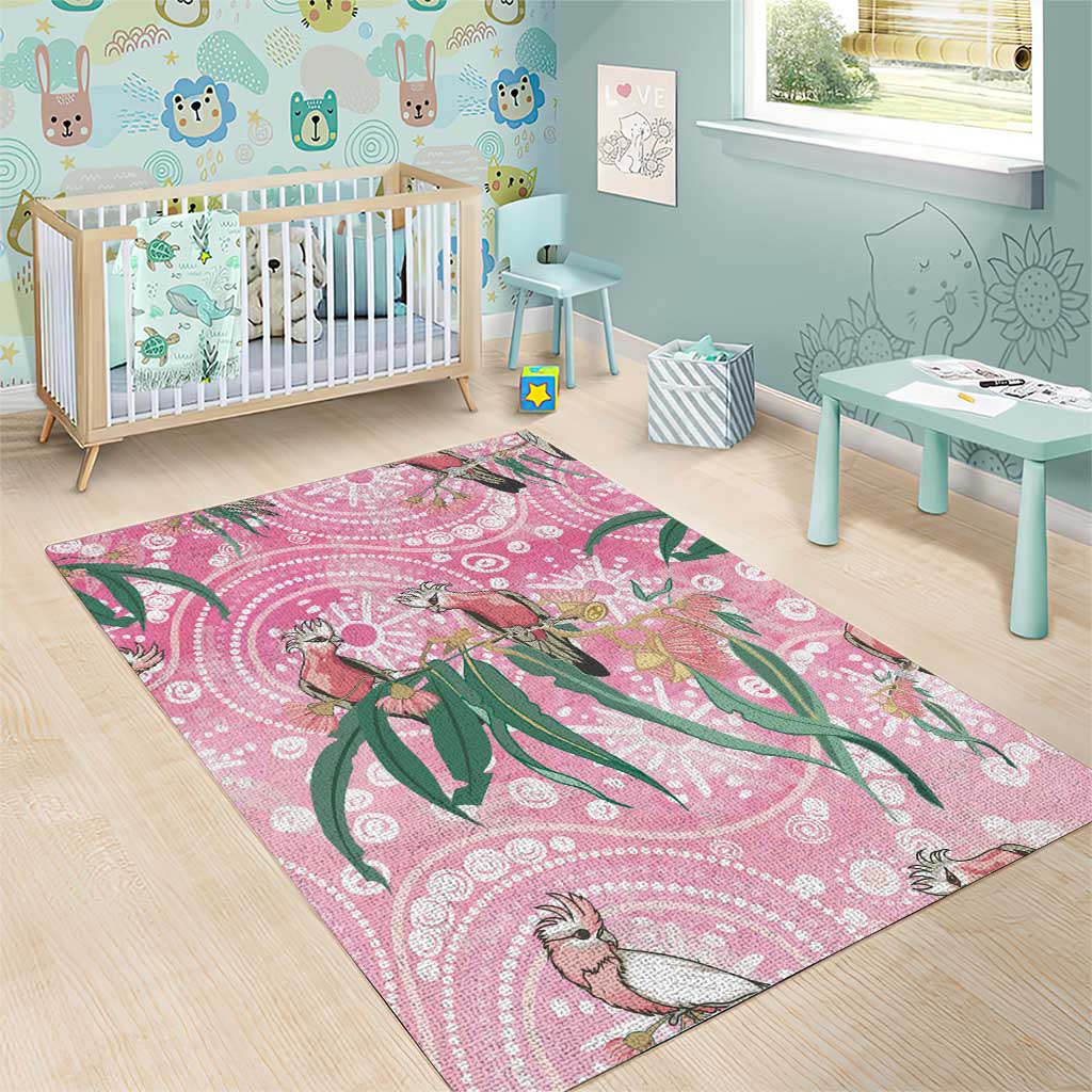 Australia Galah Aboriginal Area Rug Breast Cancer Awareness - Vibe Hoodie