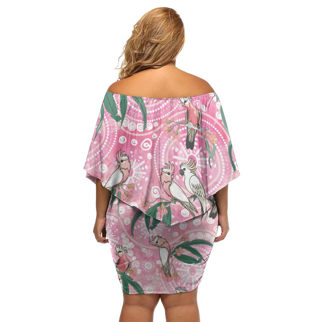 Australia Galah Aboriginal Family Matching Off Shoulder Short Dress and Hawaiian Shirt Breast Cancer Awareness - Vibe Hoodie