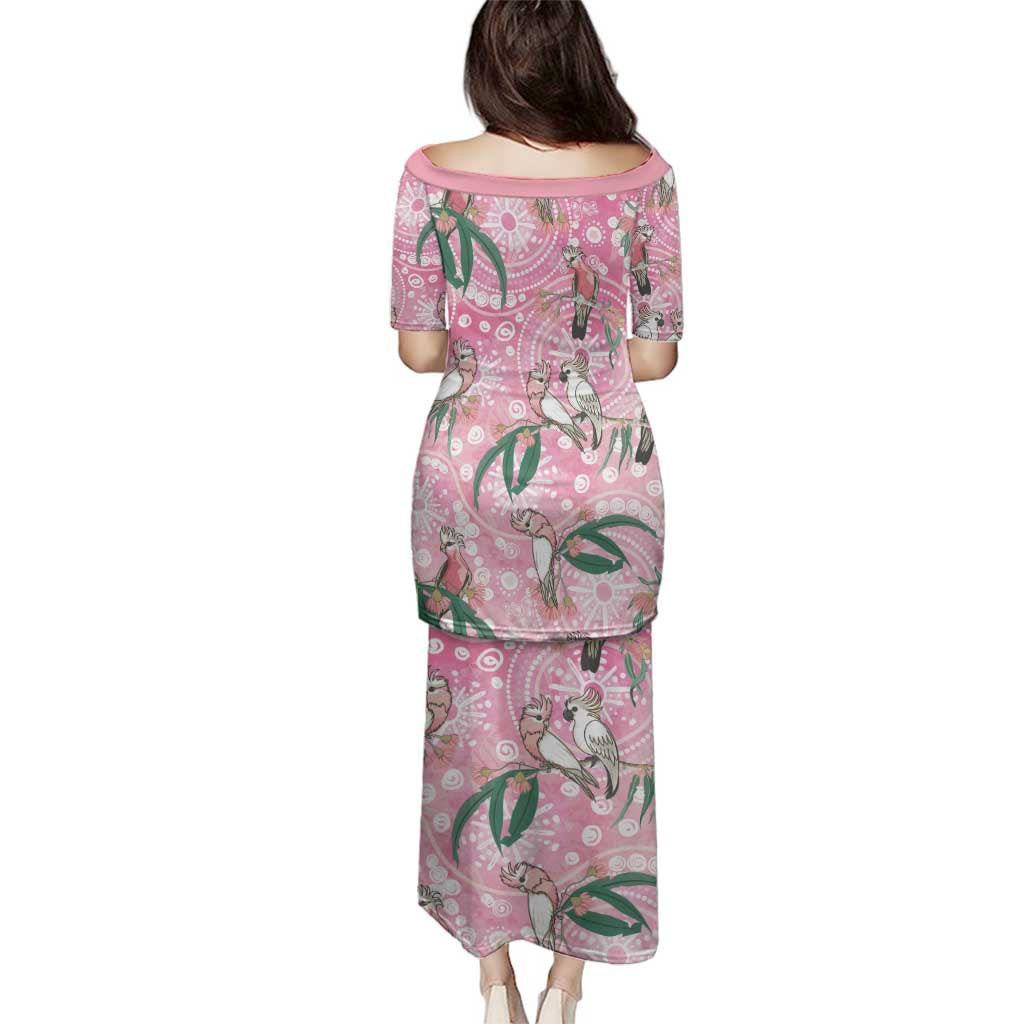 Australia Galah Aboriginal Family Matching Puletasi and Hawaiian Shirt Breast Cancer Awareness - Vibe Hoodie