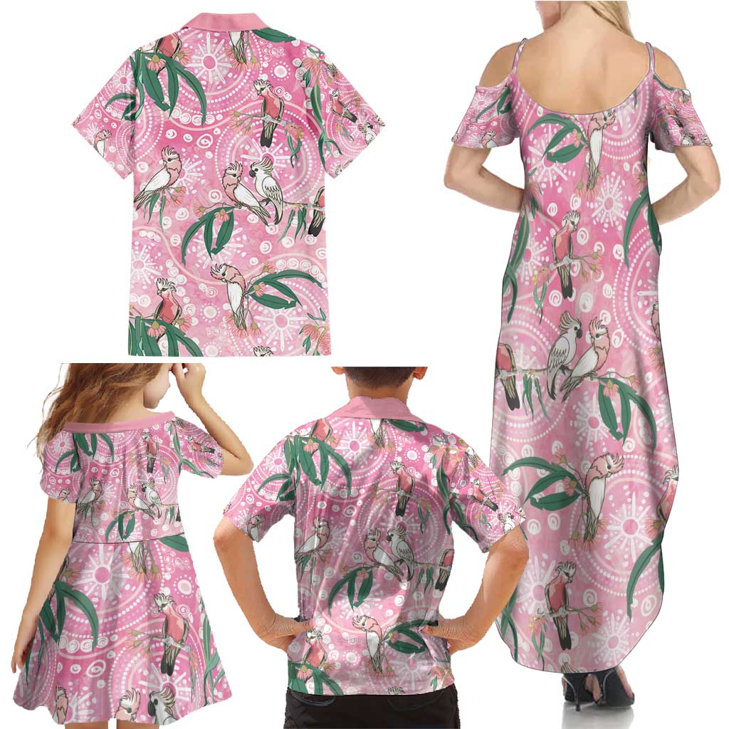 Australia Galah Aboriginal Family Matching Summer Maxi Dress and Hawaiian Shirt Breast Cancer Awareness - Vibe Hoodie