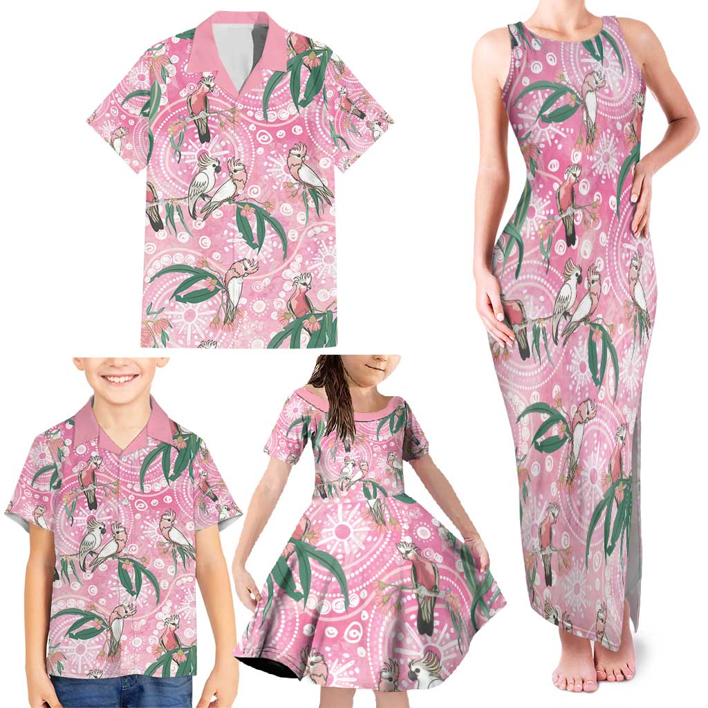 Australia Galah Aboriginal Family Matching Tank Maxi Dress and Hawaiian Shirt Breast Cancer Awareness - Vibe Hoodie