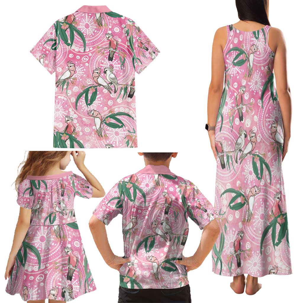 Australia Galah Aboriginal Family Matching Tank Maxi Dress and Hawaiian Shirt Breast Cancer Awareness - Vibe Hoodie