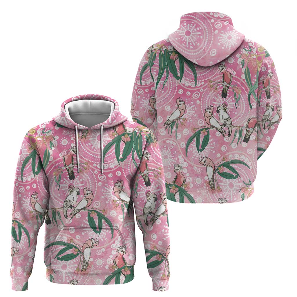 Australia Galah Aboriginal Hoodie Breast Cancer Awareness - Vibe Hoodie