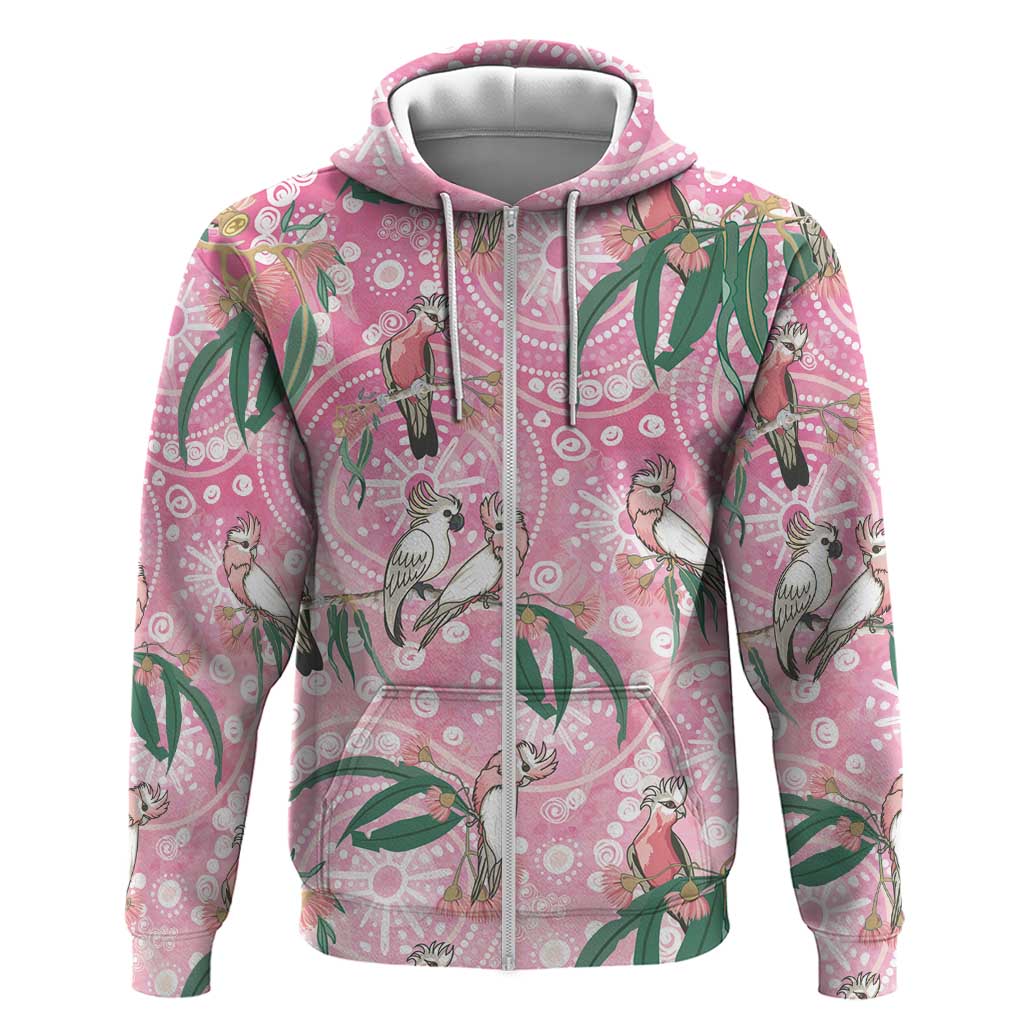 Australia Galah Aboriginal Hoodie Breast Cancer Awareness - Vibe Hoodie
