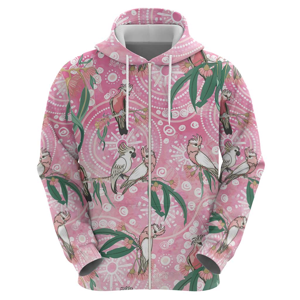 Australia Galah Aboriginal Hoodie Breast Cancer Awareness - Vibe Hoodie