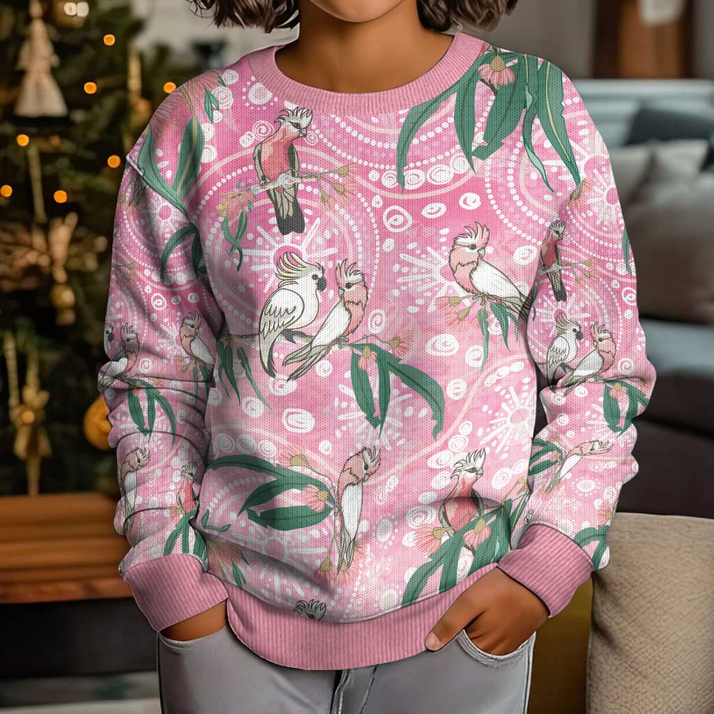 Australia Galah Aboriginal Kid Ugly Christmas Sweater Breast Cancer Awareness - Vibe Hoodie
