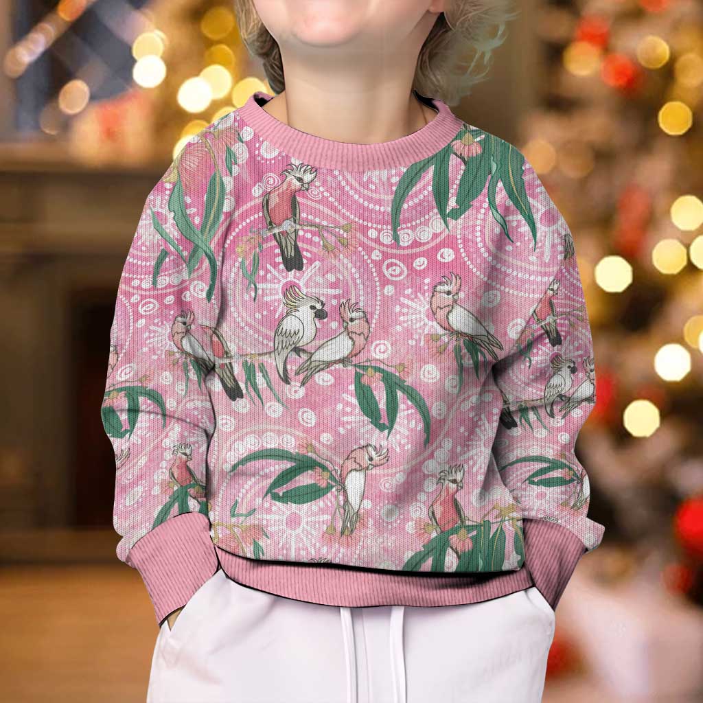 Australia Galah Aboriginal Kid Ugly Christmas Sweater Breast Cancer Awareness - Vibe Hoodie