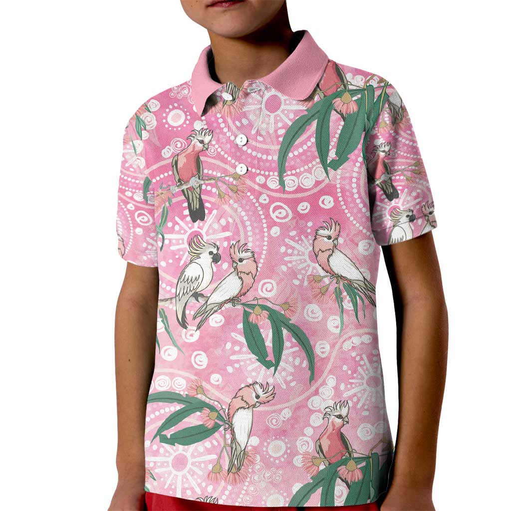 Australia Galah Aboriginal Kid Polo Shirt Breast Cancer Awareness - Vibe Hoodie