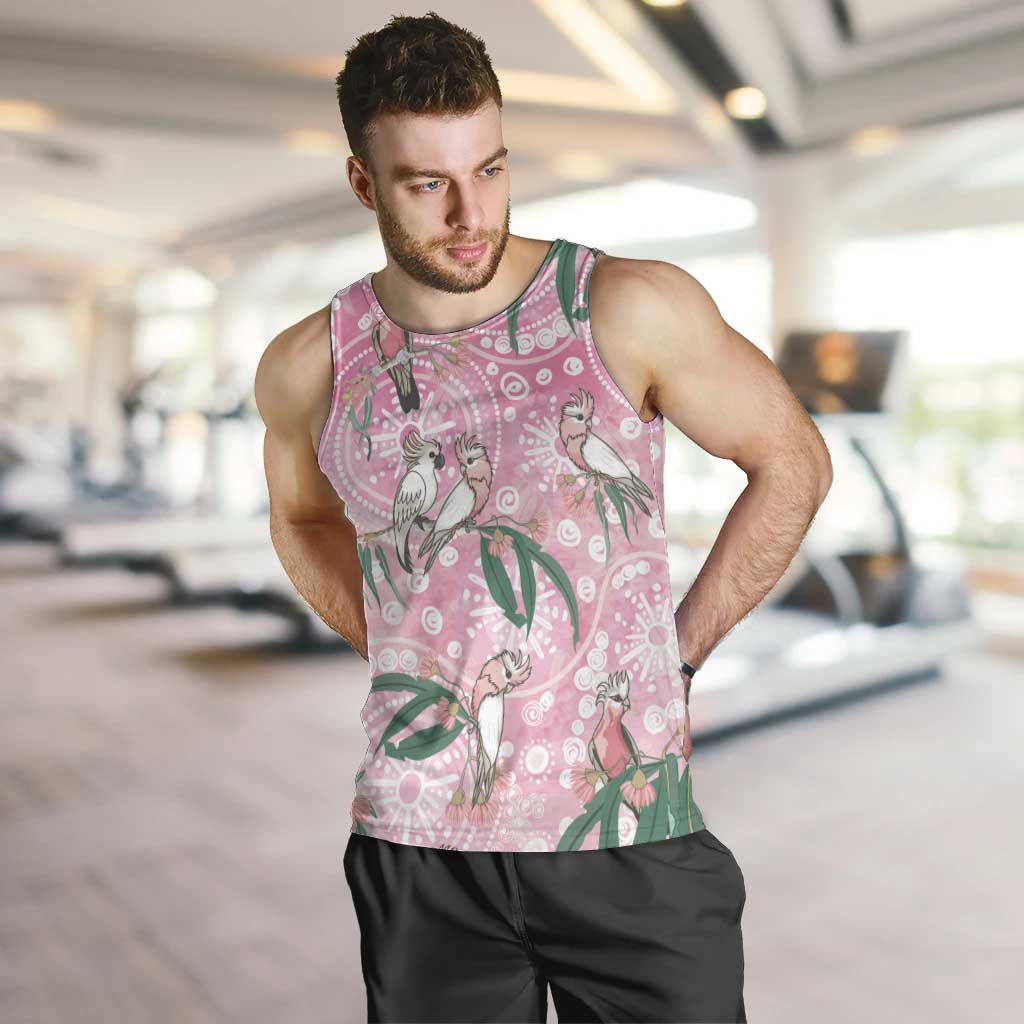 Australia Galah Aboriginal Men Tank Top Breast Cancer Awareness - Vibe Hoodie