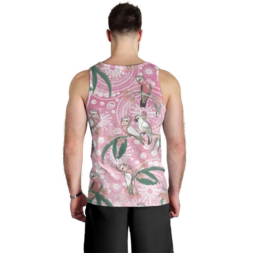Australia Galah Aboriginal Men Tank Top Breast Cancer Awareness - Vibe Hoodie