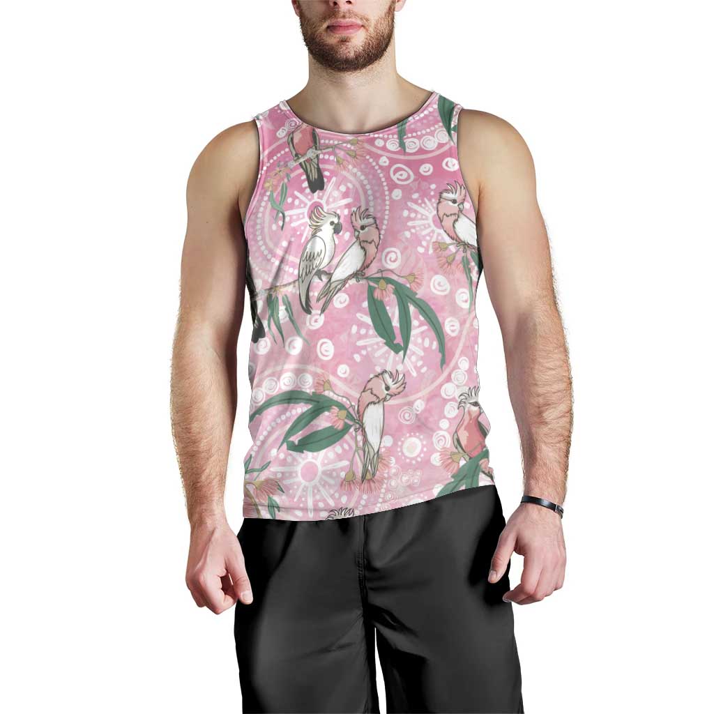 Australia Galah Aboriginal Men Tank Top Breast Cancer Awareness - Vibe Hoodie