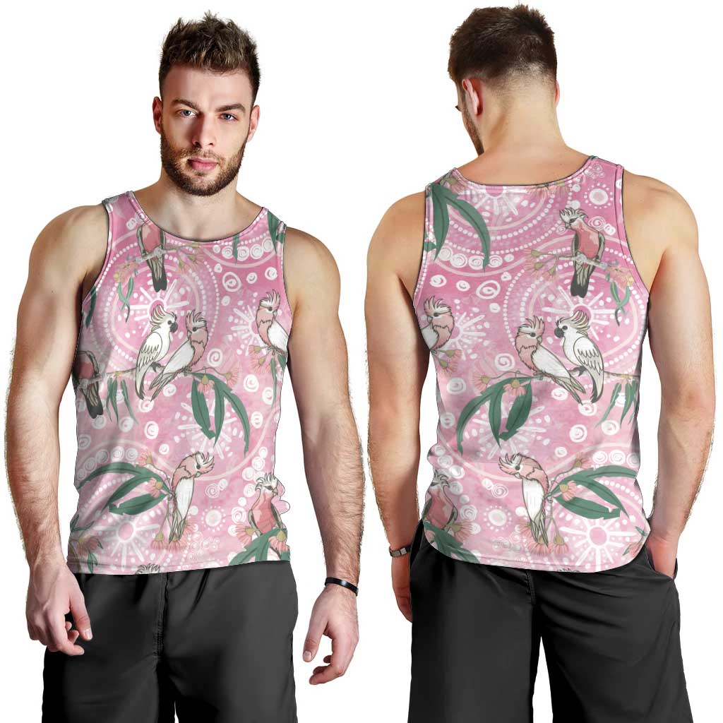 Australia Galah Aboriginal Men Tank Top Breast Cancer Awareness - Vibe Hoodie
