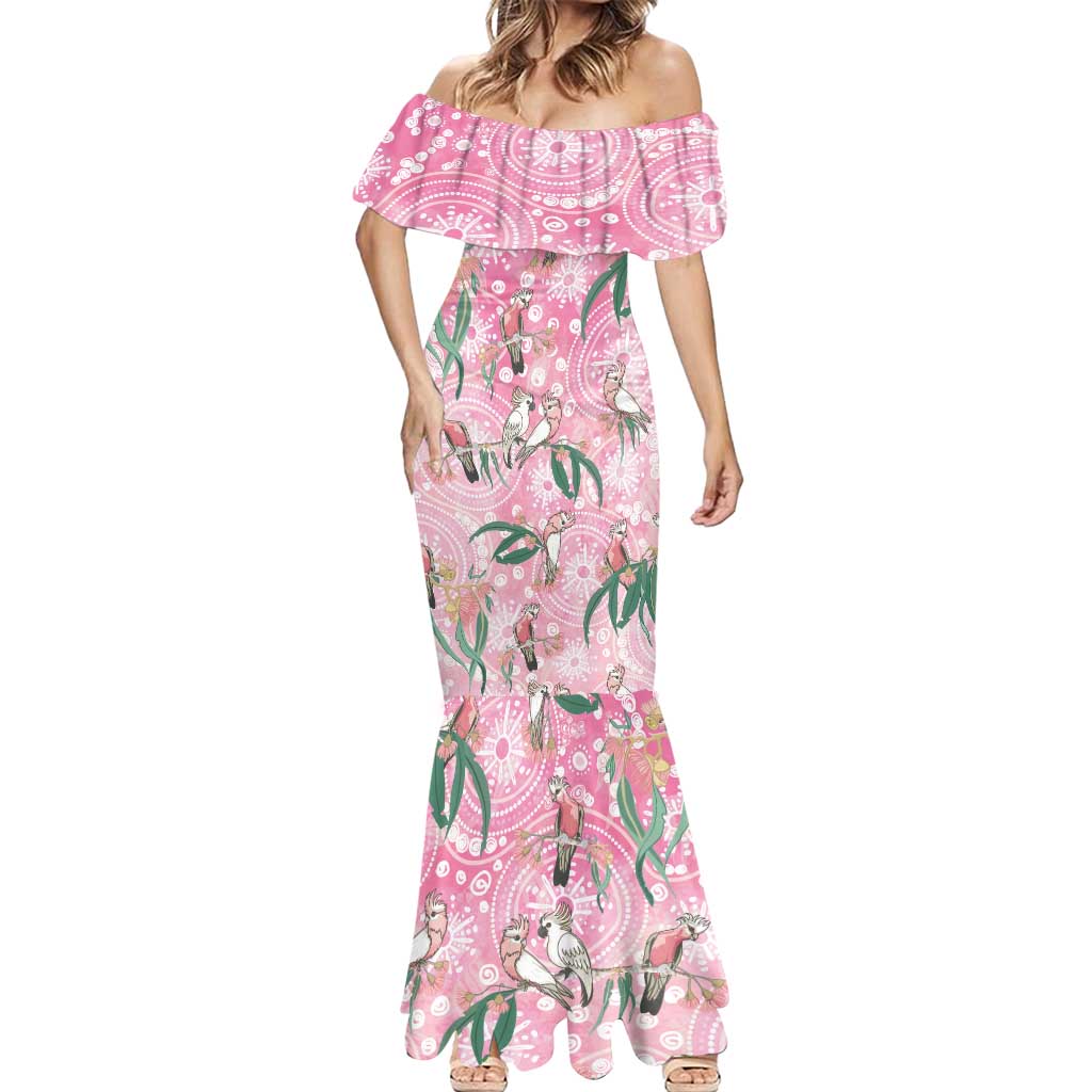 Australia Galah Aboriginal Mermaid Dress Breast Cancer Awareness - Vibe Hoodie