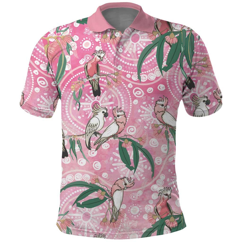 Australia Galah Aboriginal Polo Shirt Breast Cancer Awareness - Vibe Hoodie