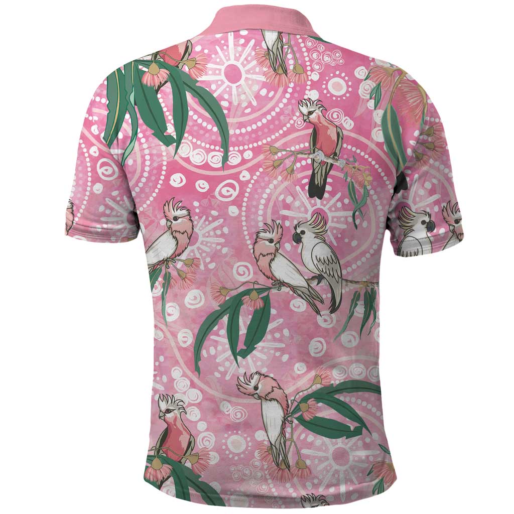 Australia Galah Aboriginal Polo Shirt Breast Cancer Awareness - Vibe Hoodie