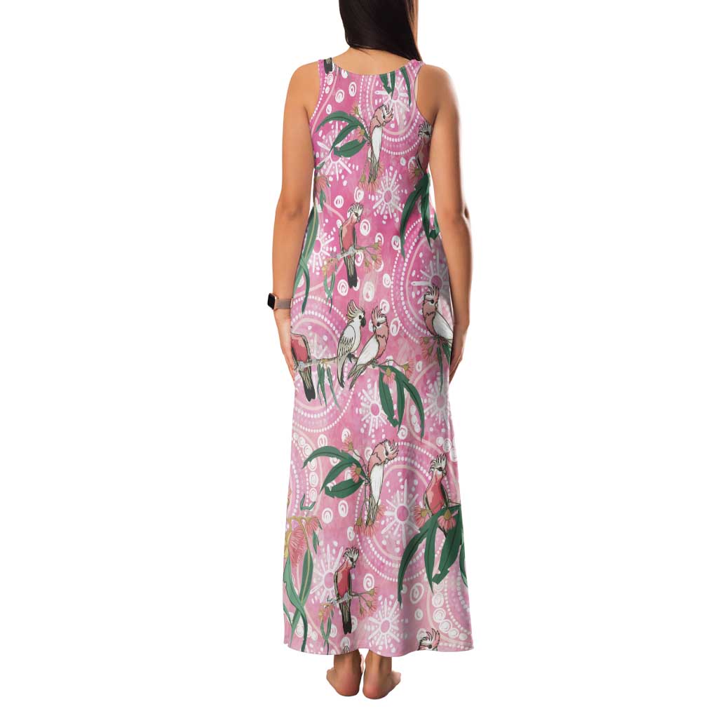 Australia Galah Aboriginal Tank Maxi Dress Breast Cancer Awareness - Vibe Hoodie