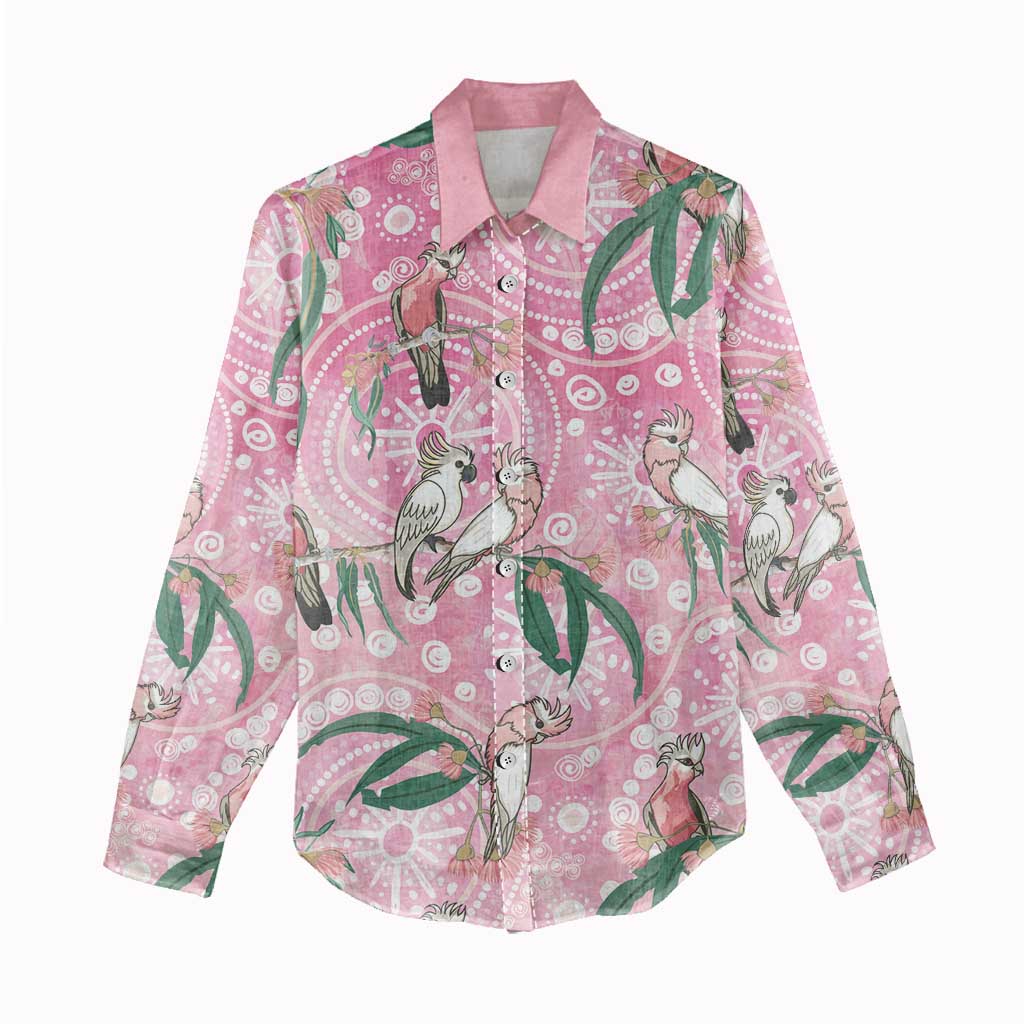 Australia Galah Aboriginal Women Casual Shirt Breast Cancer Awareness - Vibe Hoodie