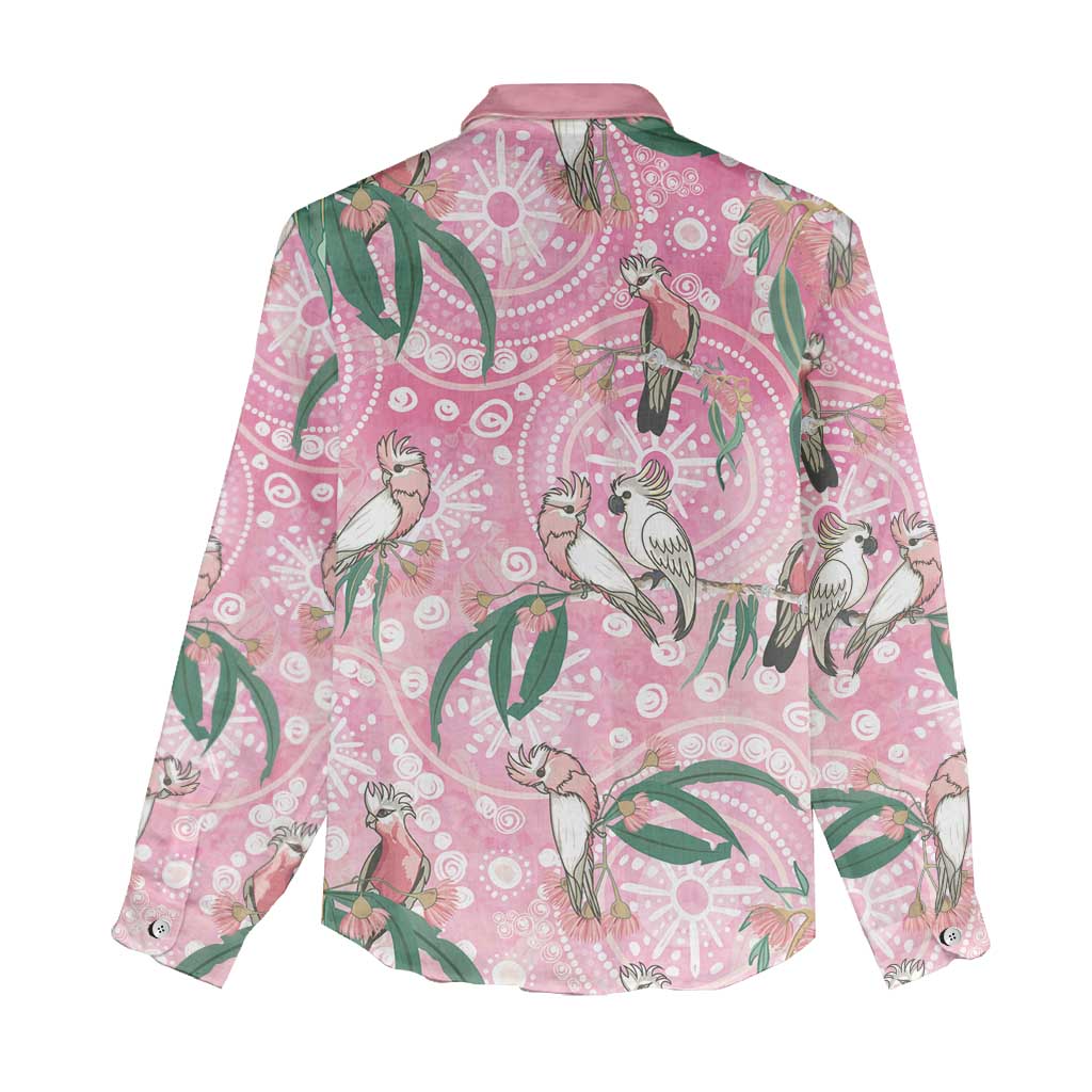 Australia Galah Aboriginal Women Casual Shirt Breast Cancer Awareness - Vibe Hoodie