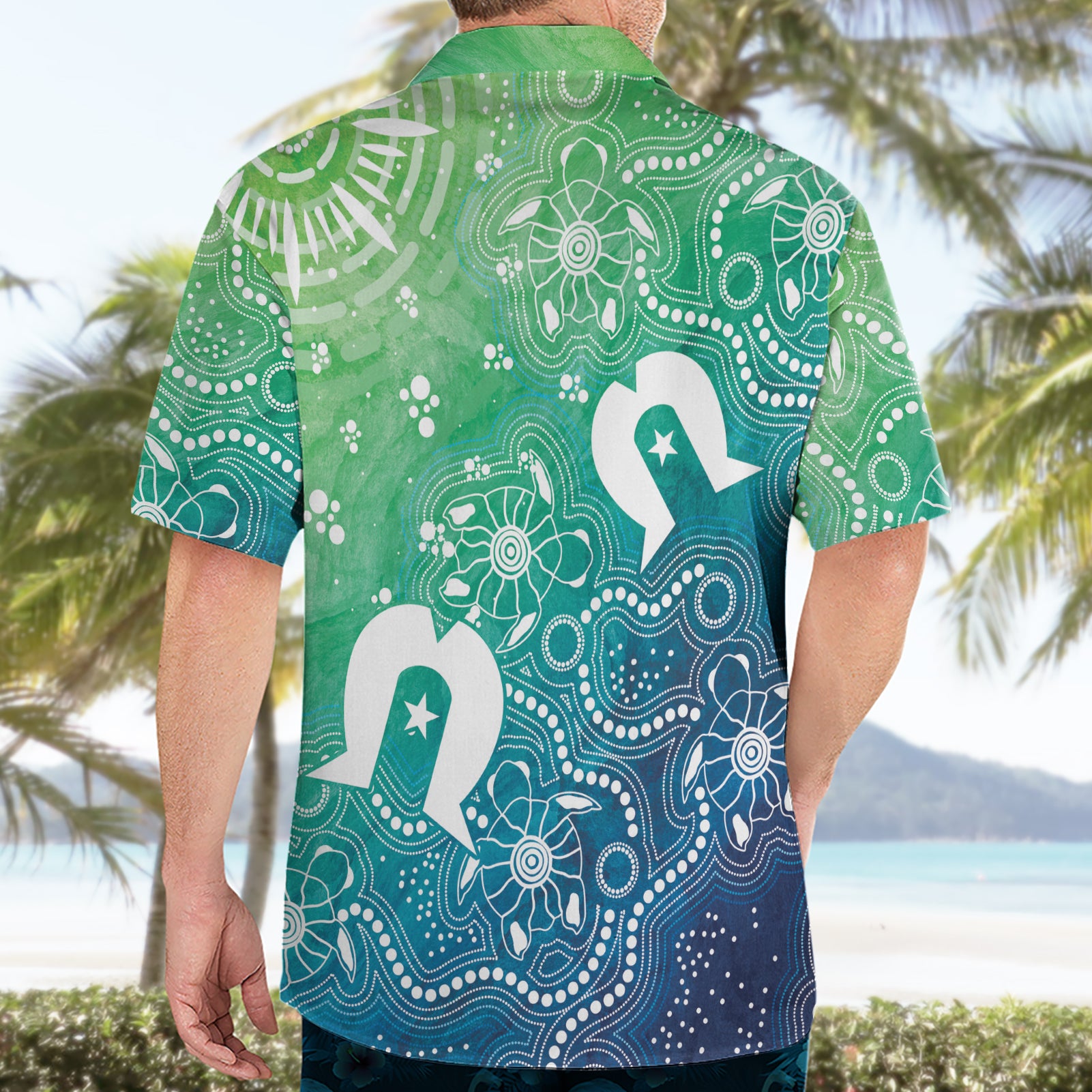 Australia Aboriginal Style Hawaiian Shirt World Ocean Day - Vibe Hoodie Shop