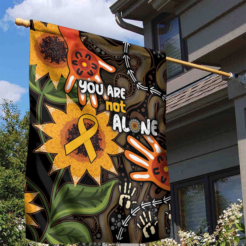 Australia Indigenous Garden Flag You Are Not Alone - Vibe Hoodie Shop