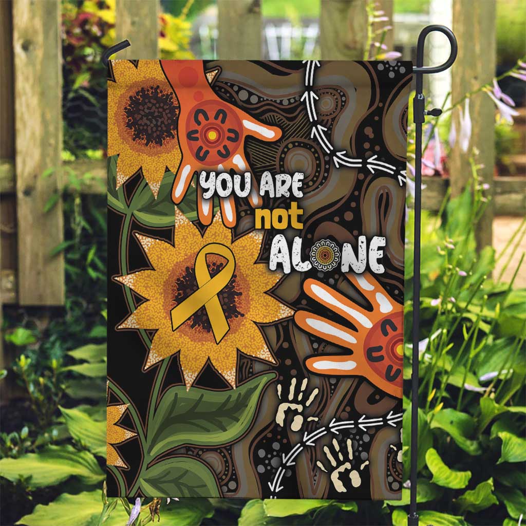 Australia Indigenous Garden Flag You Are Not Alone - Vibe Hoodie Shop