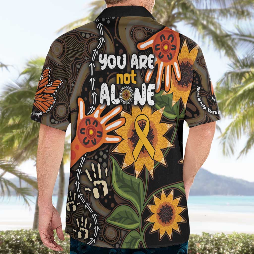 Australia Indigenous Hawaiian Shirt You Are Not Alone - Vibe Hoodie Shop