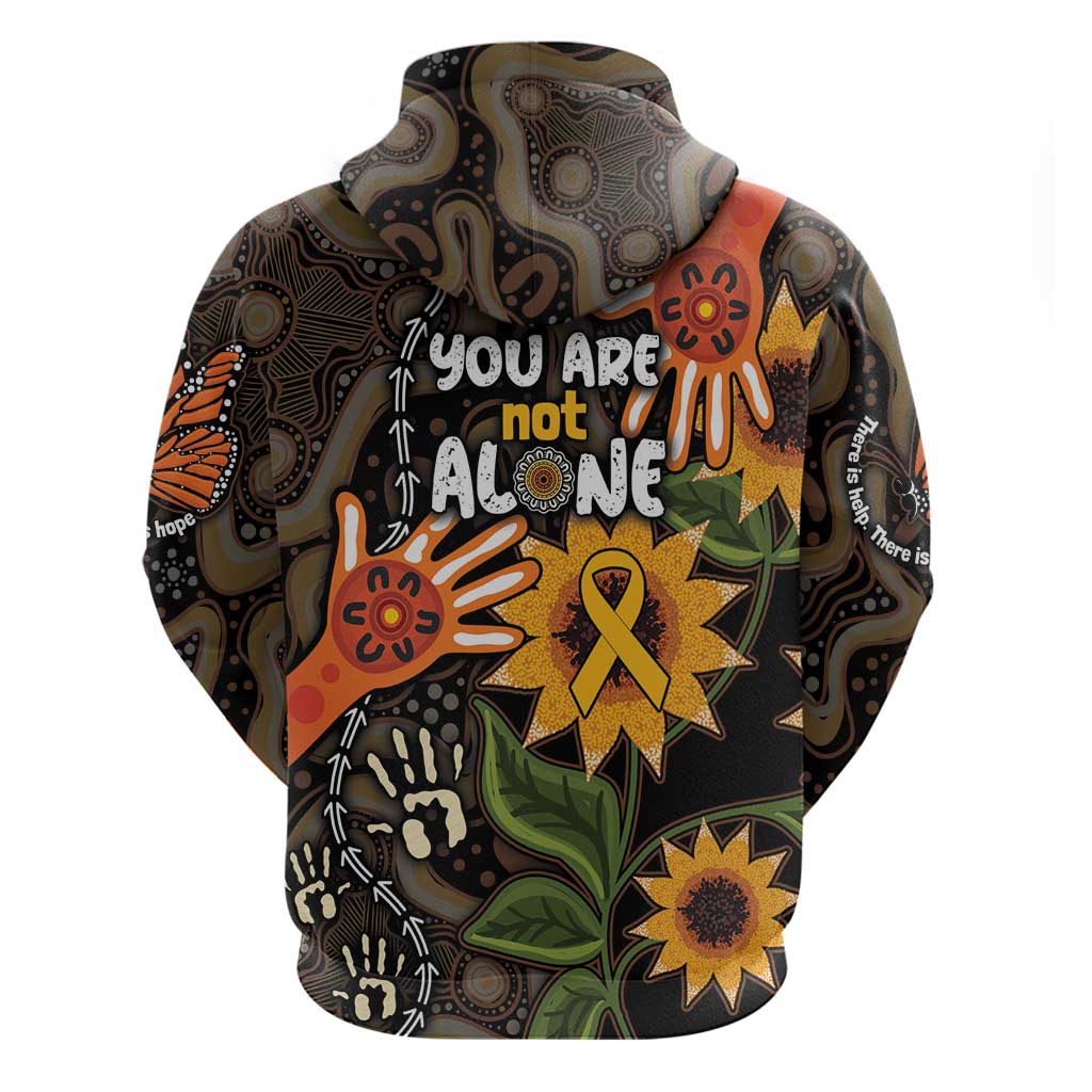 Australia Indigenous Hoodie You Are Not Alone LT7 - Vibe Hoodie Shop