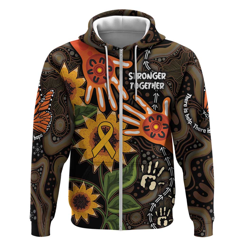 Australia Indigenous Hoodie You Are Not Alone LT7 - Vibe Hoodie Shop