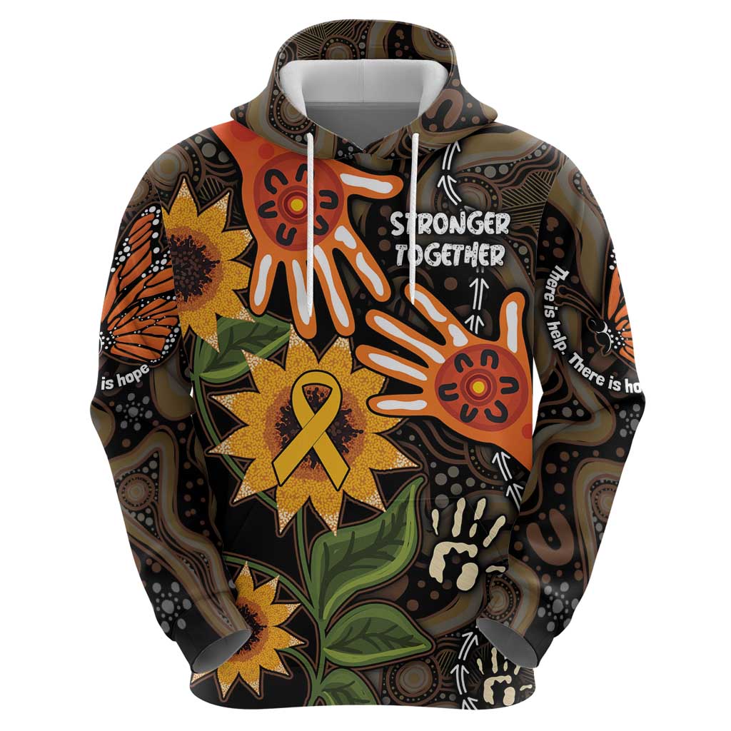 Australia Indigenous Hoodie You Are Not Alone LT7 - Vibe Hoodie Shop