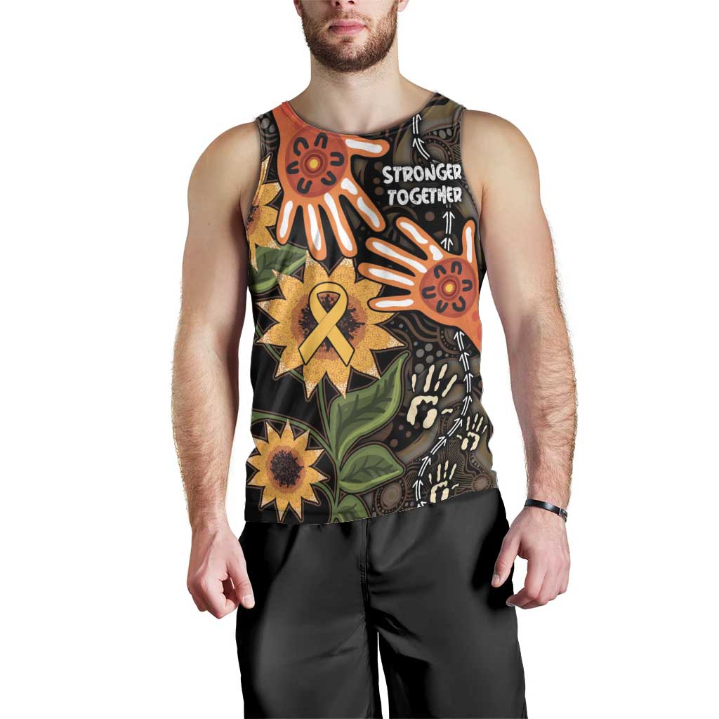 Australia Indigenous Men Tank Top You Are Not Alone - Vibe Hoodie Shop