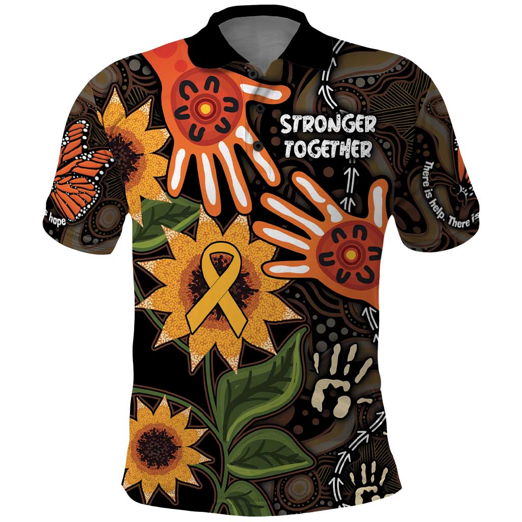 Australia Indigenous Polo Shirt You Are Not Alone - Vibe Hoodie Shop