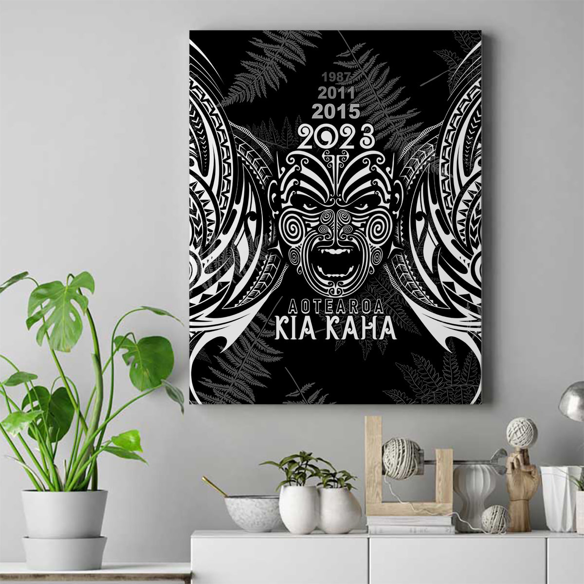 custom-new-zealand-rugby-canvas-wall-art-2023-world-cup-aotearoa-haka-face