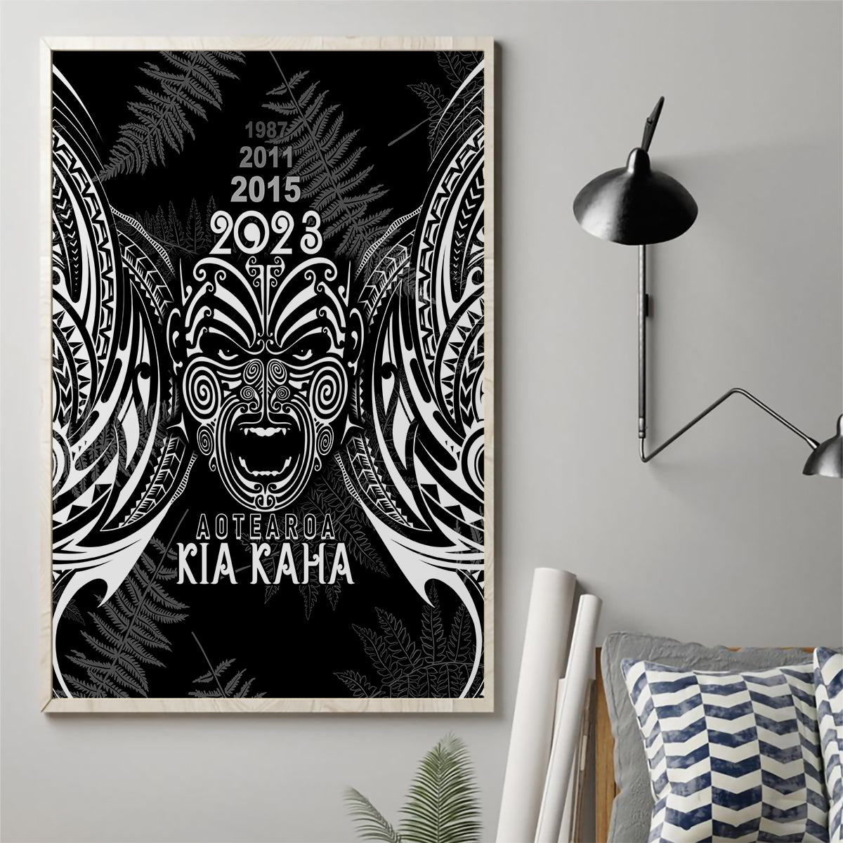 custom-new-zealand-rugby-canvas-wall-art-2023-world-cup-aotearoa-haka-face