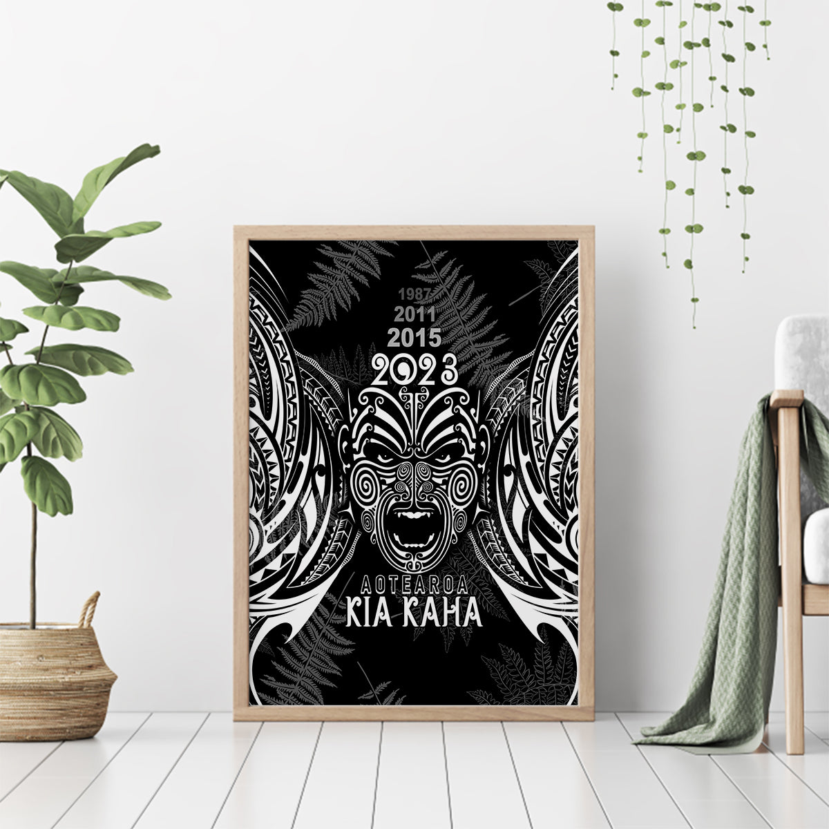 custom-new-zealand-rugby-canvas-wall-art-2023-world-cup-aotearoa-haka-face