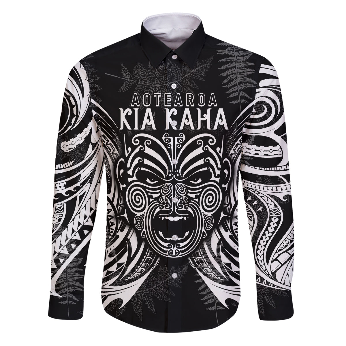 custom-new-zealand-rugby-family-matching-puletasi-dress-and-hawaiian-shirt-2023-world-cup-aotearoa-haka-face