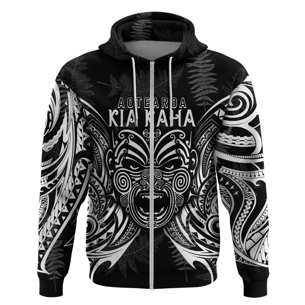 New Zealand Rugby Hoodie 2023 World Cup Aotearoa Haka Face LT7 - Vibe Hoodie Shop
