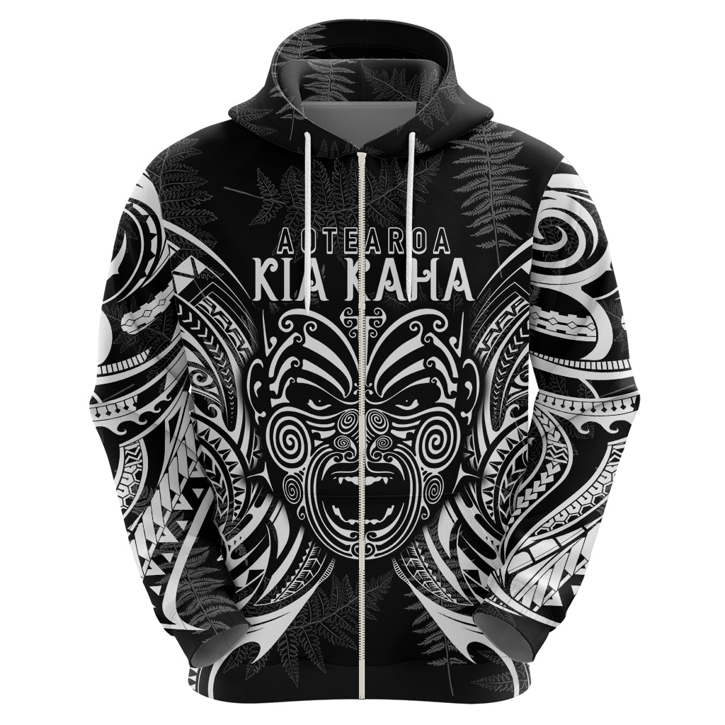 New Zealand Rugby Hoodie 2023 World Cup Aotearoa Haka Face LT7 - Vibe Hoodie Shop