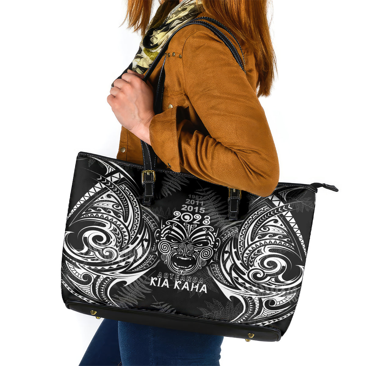 custom-new-zealand-rugby-leather-tote-bag-2023-world-cup-aotearoa-haka-face